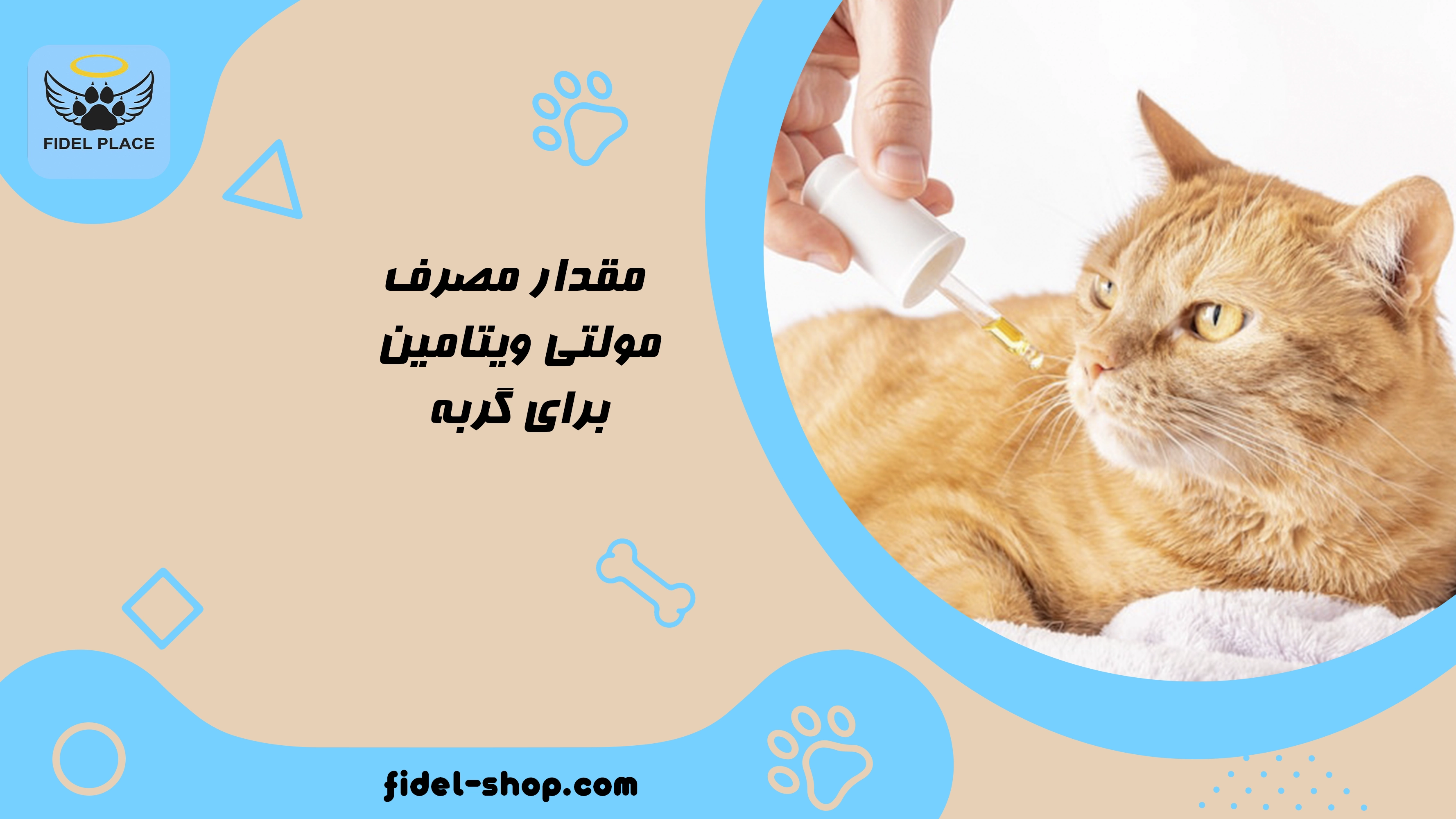 مقدار مصرف مولتی ویتامین برای گربه