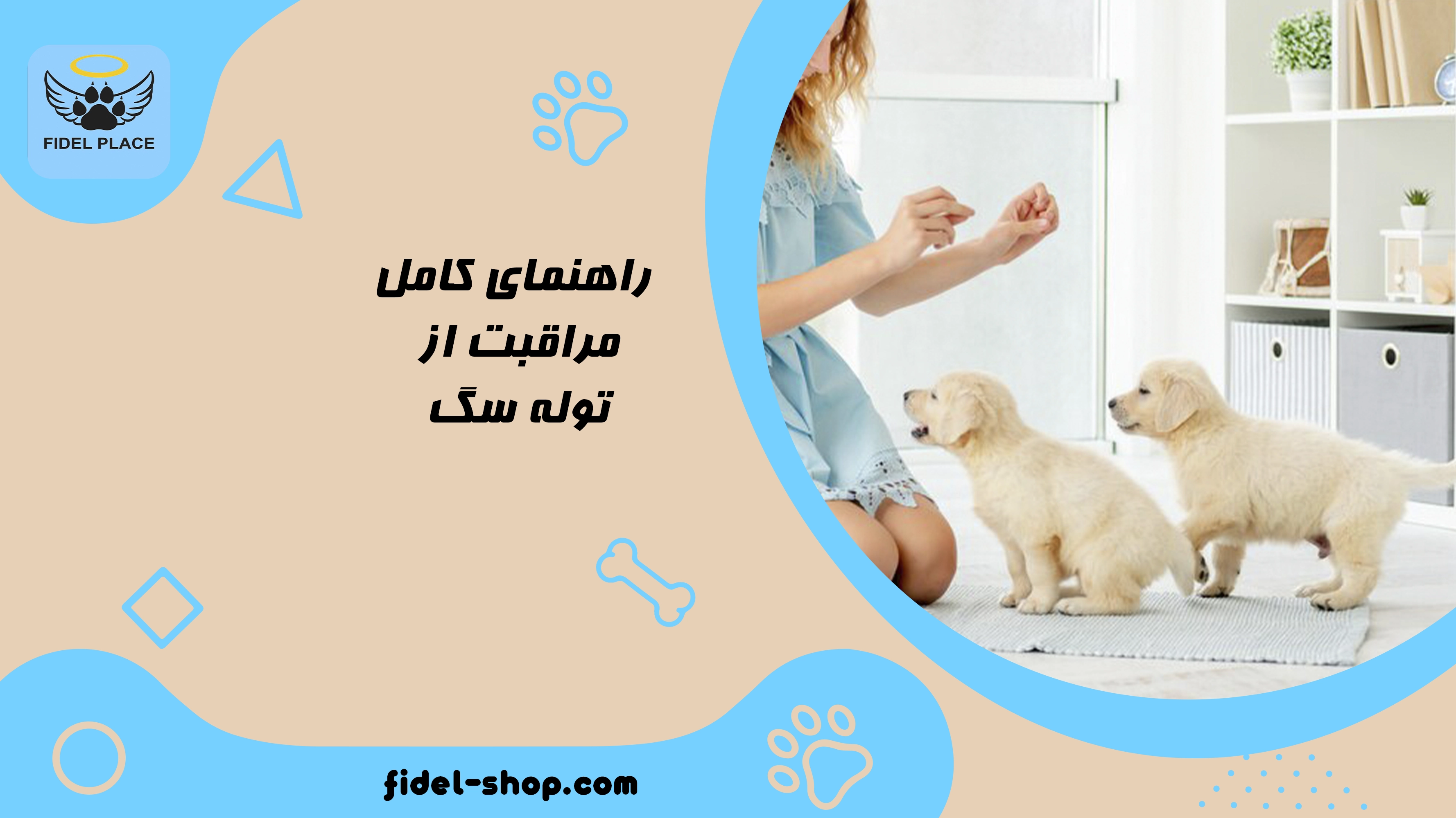 راهنمای کامل مراقبت از توله سگ