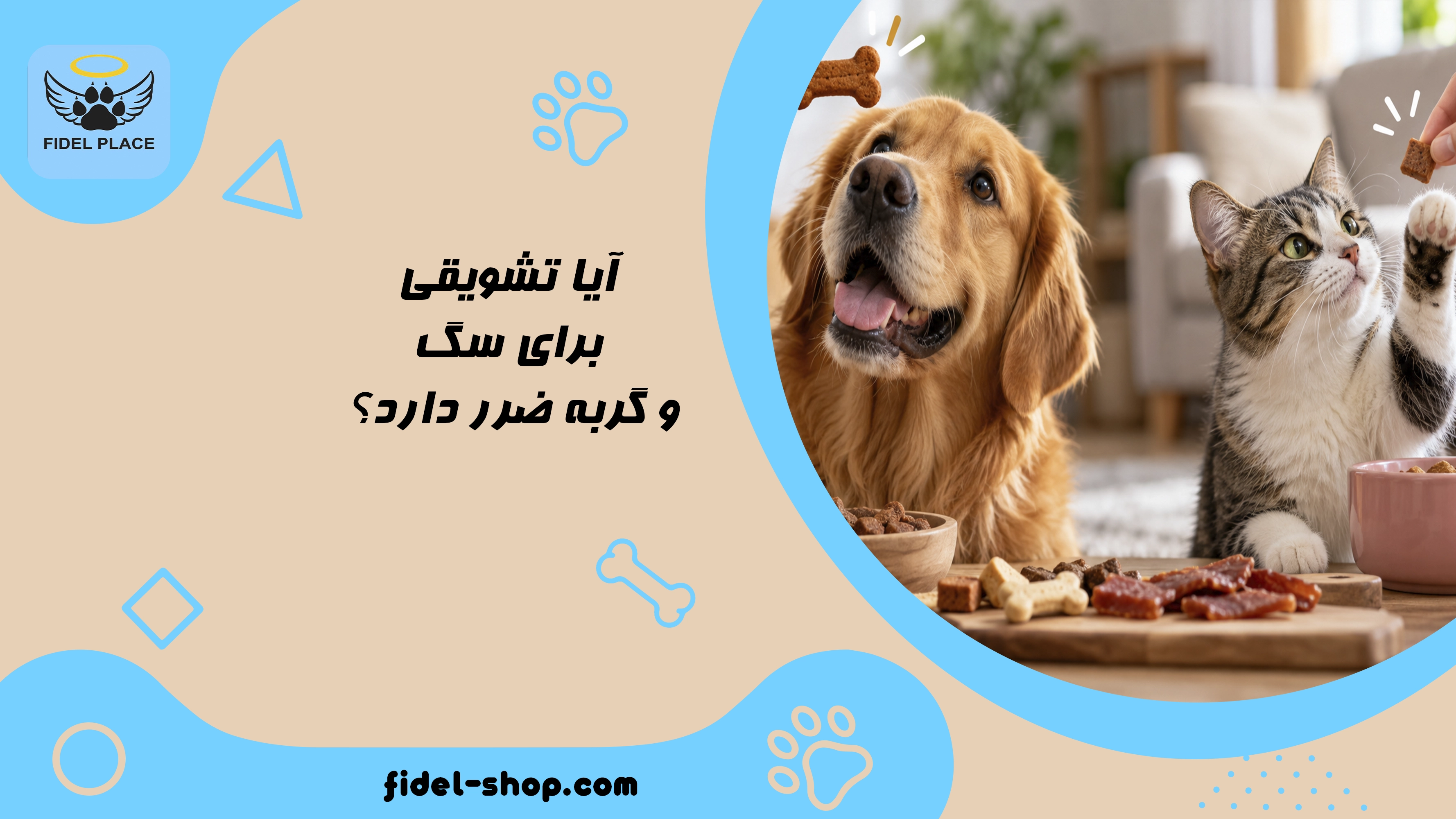 آیا تشویقی برای سگ و گربه ضرر دارد؟ مزایا، معایب و مقدار مصرف
